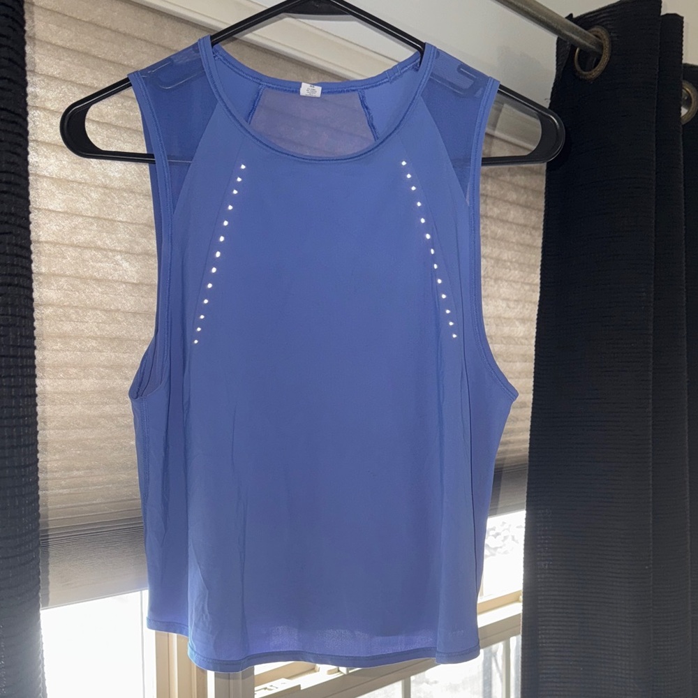 Lululemon athletic tank with mesh detail